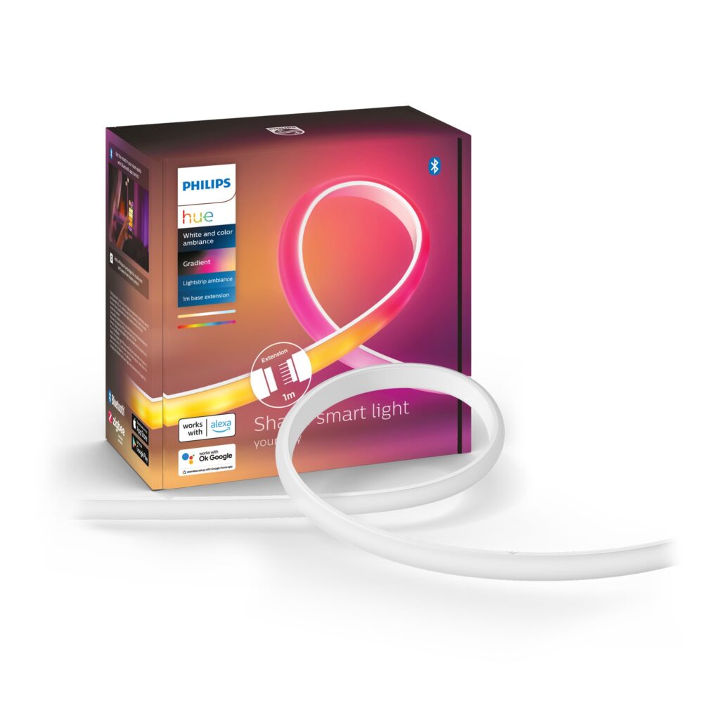 Philips Hue Gradient LightStrip Forlænger Kit – 1m