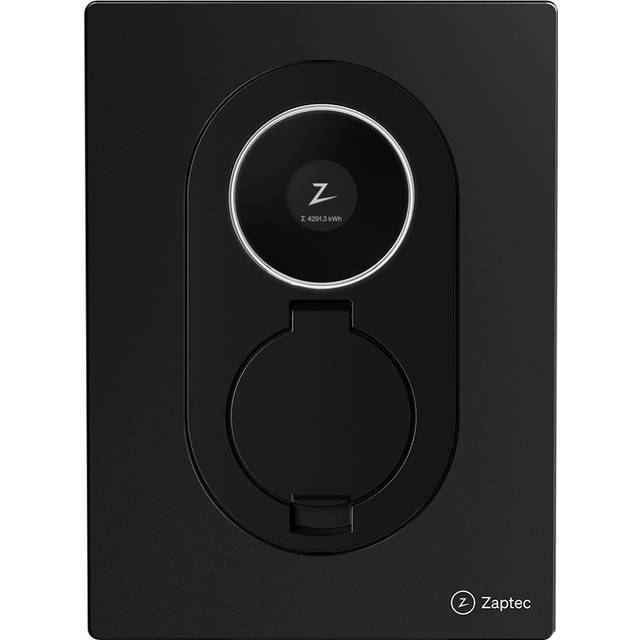 Zaptec Go 2 Ladeboks Sort 22kW ladeboks