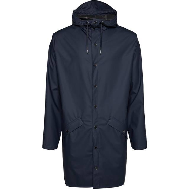 Rains Long Jacket Unisex – Navy