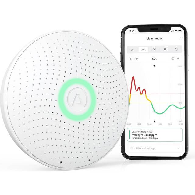 Airthings Wave Plus Indoor Air Quality Monitor