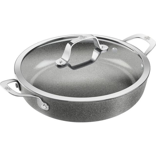 Ballarini Salina Ceramic Serveringspande med Låg 28 cm – Grå