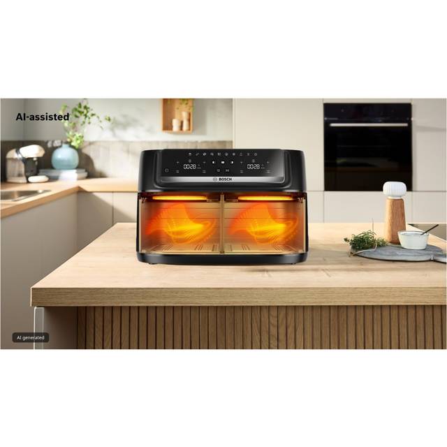 Bosch Serie 4 MAFD440B7 Fryer Double 9 L 2500 W – Black