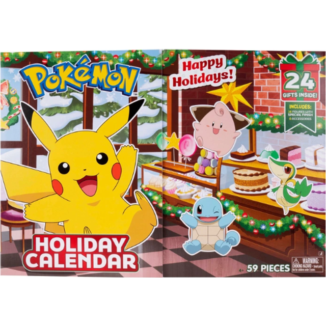 Pokémon 24 Battle Figures Holiday Julekalender 2025