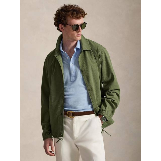 Polo Ralph Lauren Striped Seersucker Jacket – Khaki Green