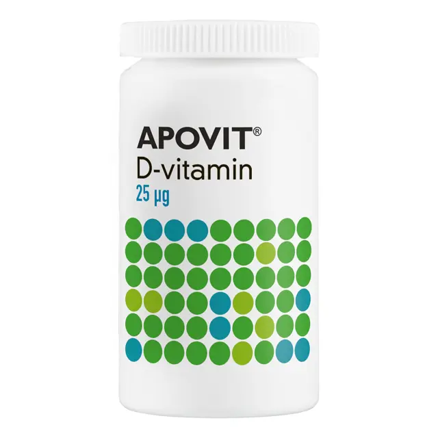 Apovit D3-vitamin 25 µg, 300 tabletter
