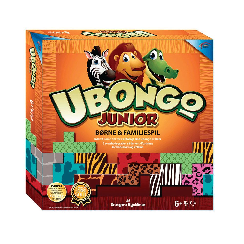 Ubongo Junior brikspil - Four Esses - Fra 6 år