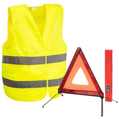 RIDEX 995A0004 advarselstrekant og refleksvest